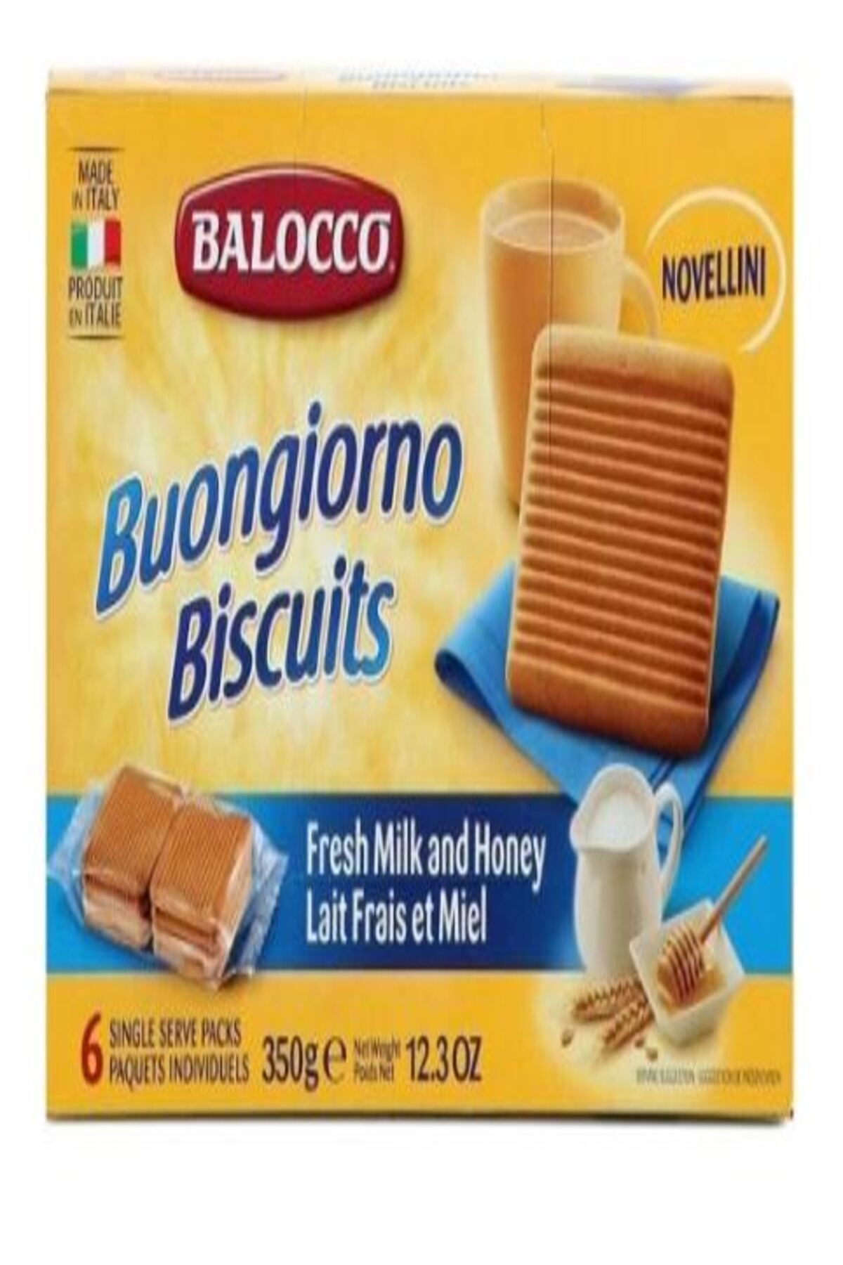 Balocco Buongiorno Biscuist Novellini (Ballı) 350 gr