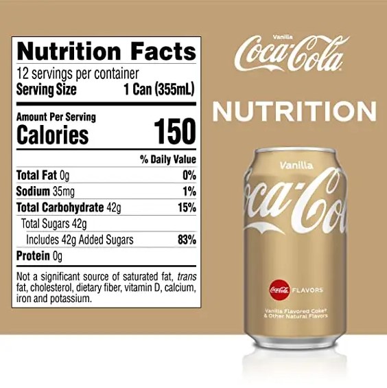 Coca Cola Vanilla 330ml