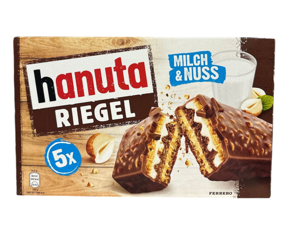 Hanuta Riegel Milch & Nuss 172,5 gr