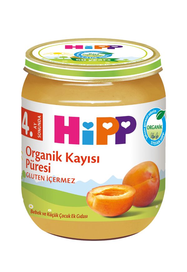 HİPP ORGANİK KAYISI PÜRESİ 125 GR
