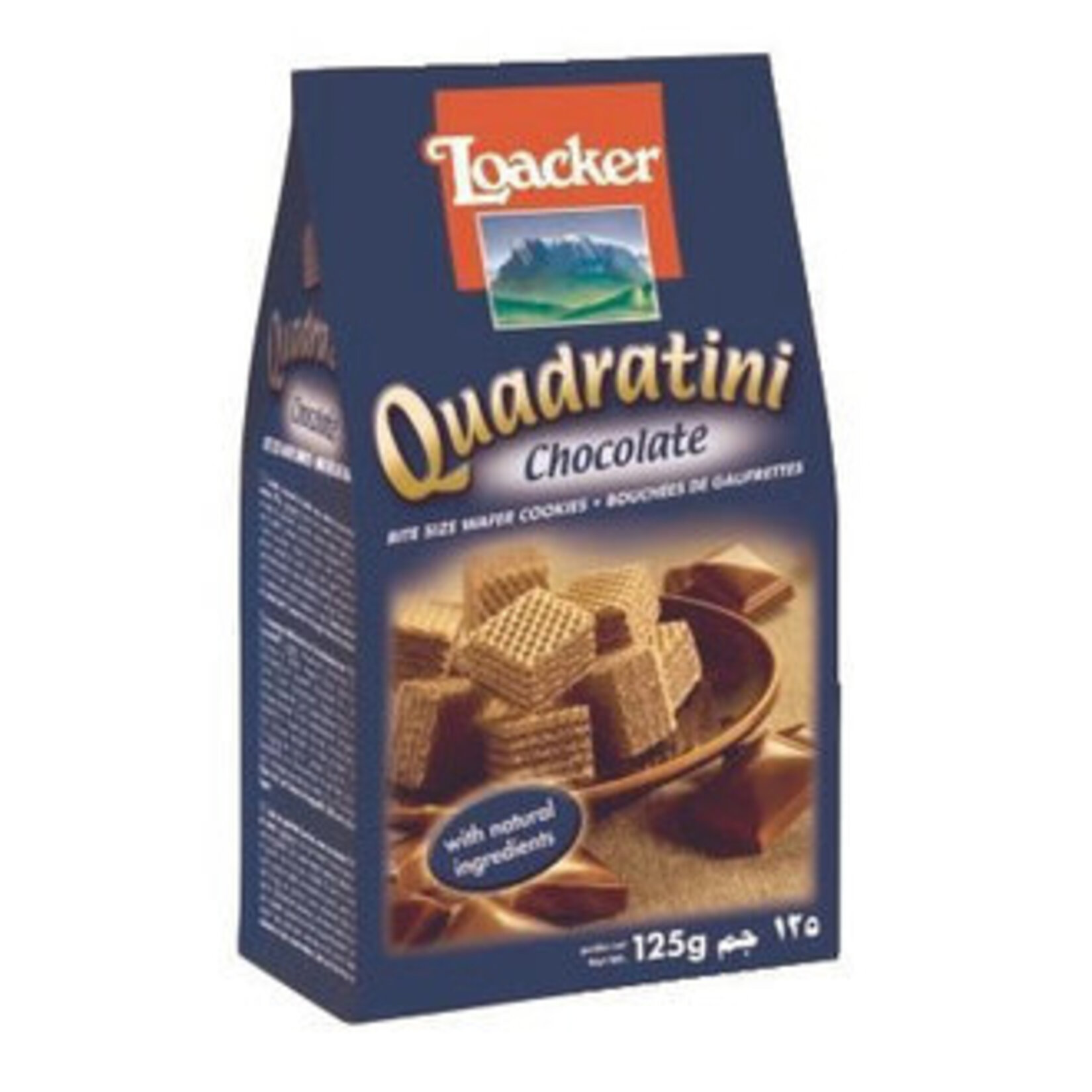 LOACKER QUADRATİNİ CHOCOLATE 125 GR