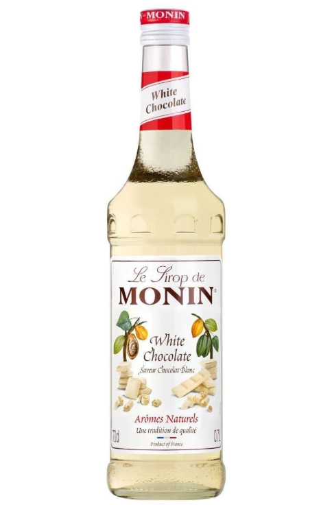 Monin Syrup White Chocolate (Beyaz Çikolatalı Şurup) 700 ml Cam