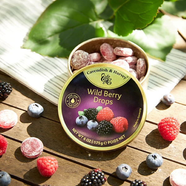 Cavendi̇sh & Harvey Wi̇ld Berry Drops (K.böğürtlen) 175 Gr