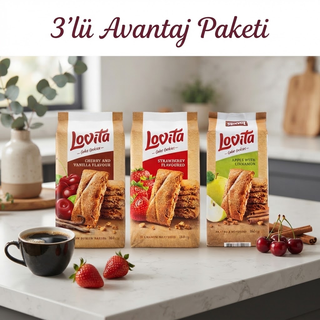 Roshen Lovita 3'lü Karma Lezzetler Paketi (168 gr x 3)