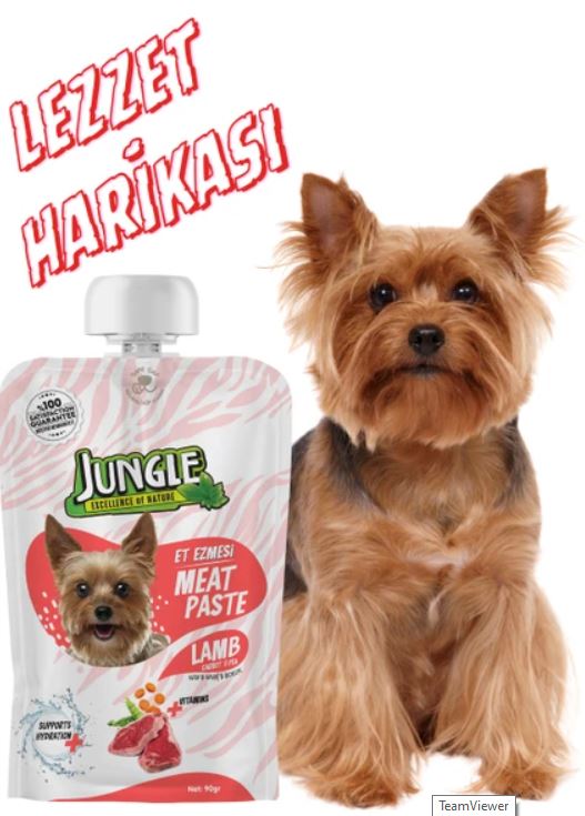 Jungle Et Ezmesi Köpek Taze Kuzulu & Havuçlu 90 Gr