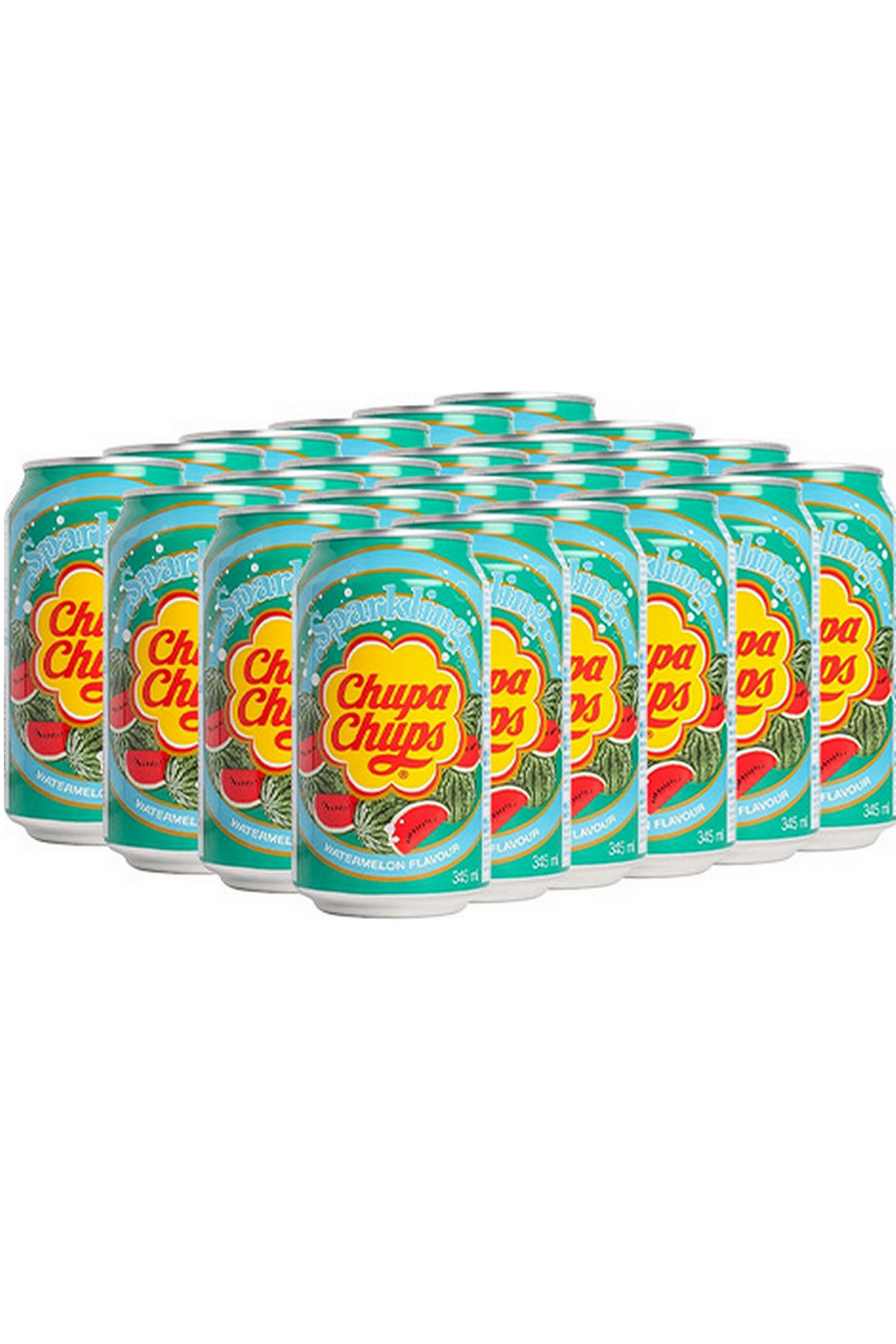 Chupa Chups Sparkli̇ng Watermelon Flavour 345 Ml