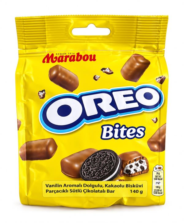 MARABOU DAİM BITES OREOLU SÜTLÜ ÇİKOLATA 140 GR