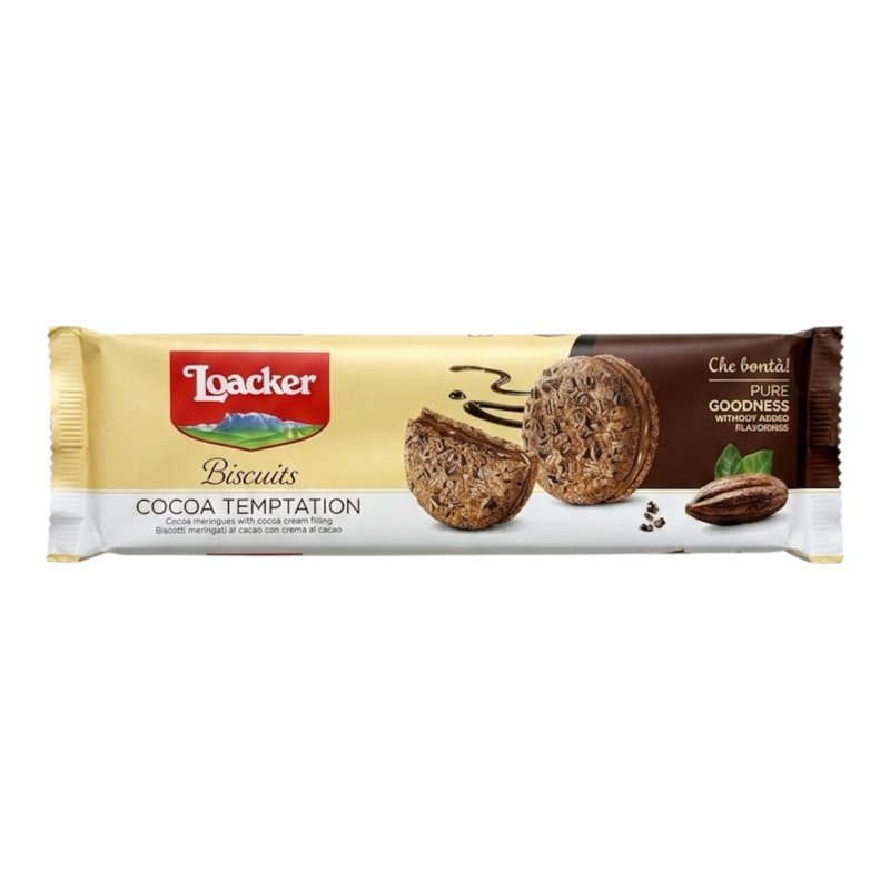 LOACKER BISCUITS COCOA TEMPTATON 80 GR 