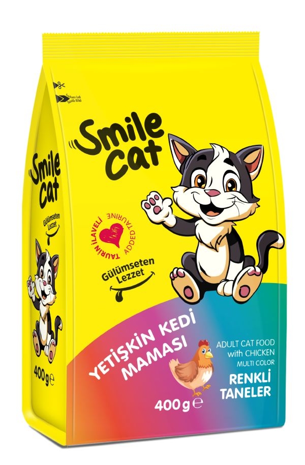 Smile Kuru Kedi Maması Yetişkin Mix 400 Gr