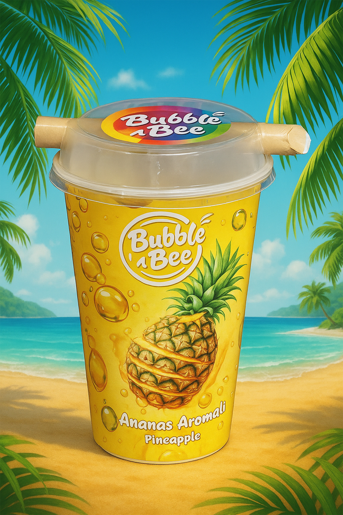 Bubble Bee Pineapple (Ananas Aromalı) 350 ml