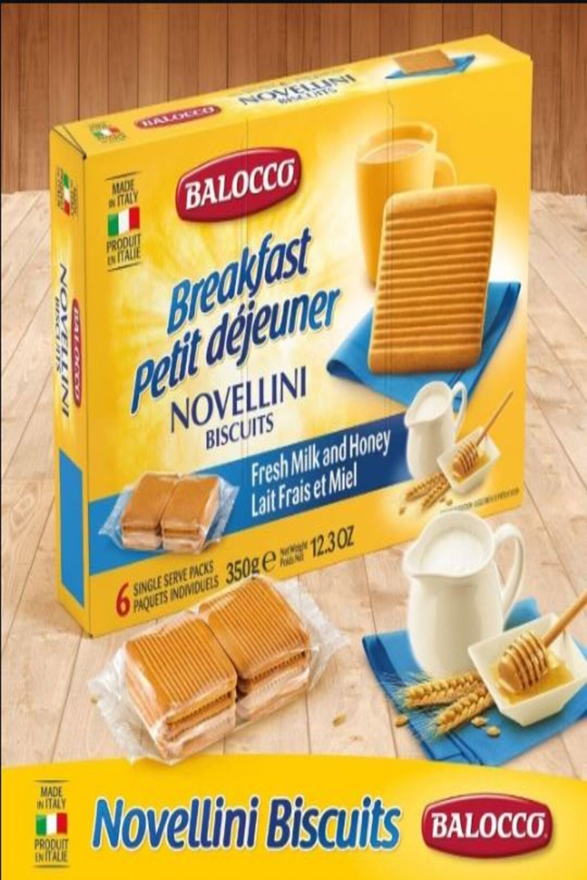 Balocco Buongiorno Biscuist Novellini (Ballı) 350 gr
