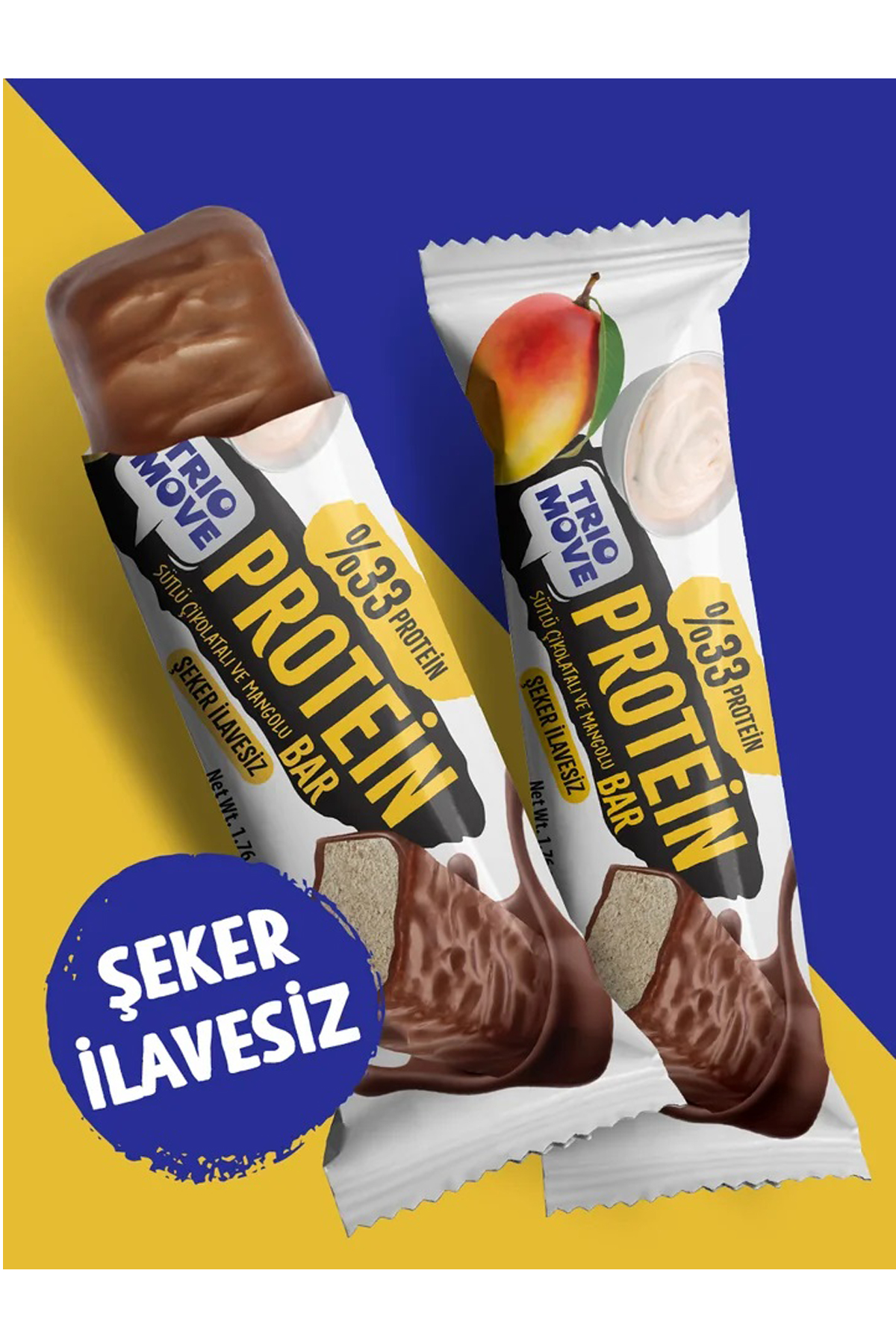 Trio Move %33 Protein Bar Mango Ve Yoğurt 50 Gr