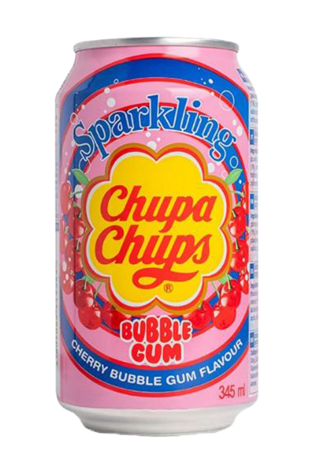 Chupa Chups Sparkli̇ng Cherry Bubble Gum Flavour 345 Ml 