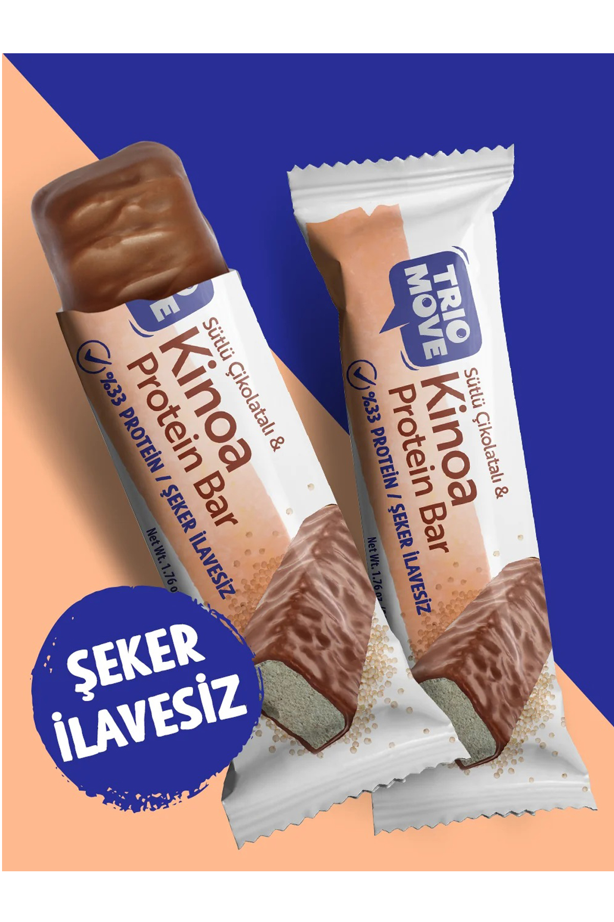 Trio Move %33 Protein Bar Kinoa Ve Sütlü 50 Gr