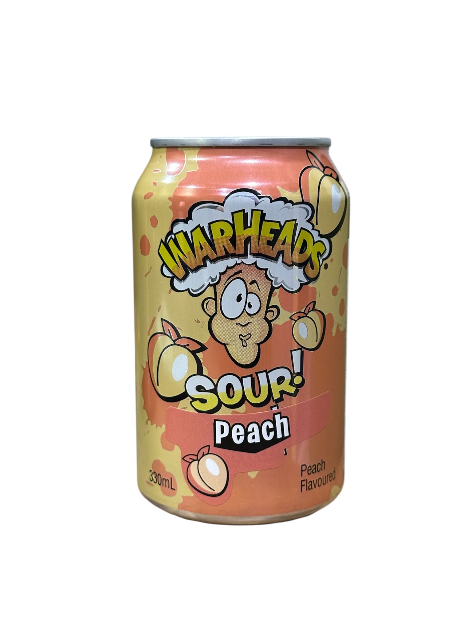 WARHEADS SOUR PEACH SODA 330 ML