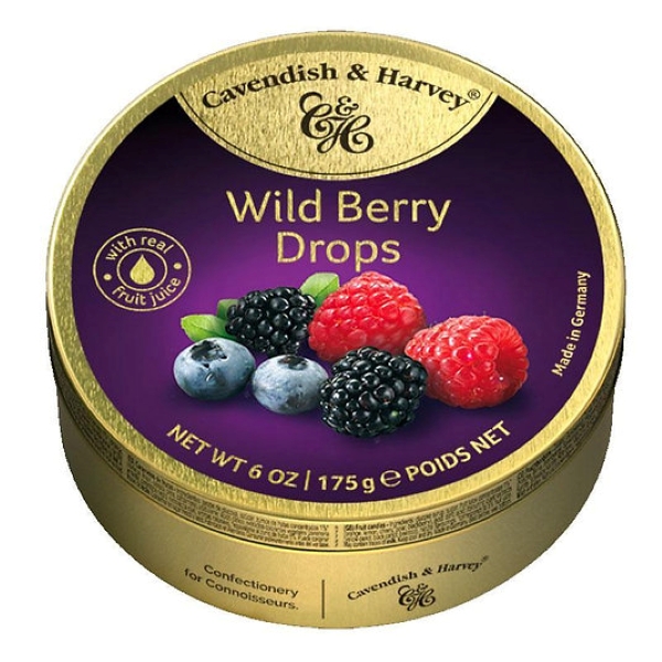 Cavendi̇sh & Harvey Wi̇ld Berry Drops (K.böğürtlen) 175 Gr