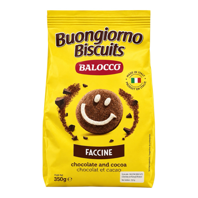 BALOCCO FACCINE ÇİKOLATALI BİSKÜVİ 350 GR