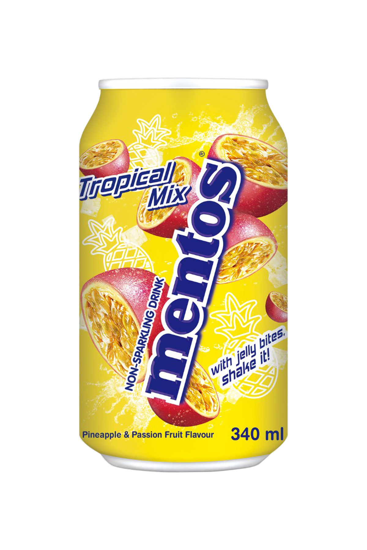 Mentos Non-Sparkling Drink Tropical Mix 340 ml