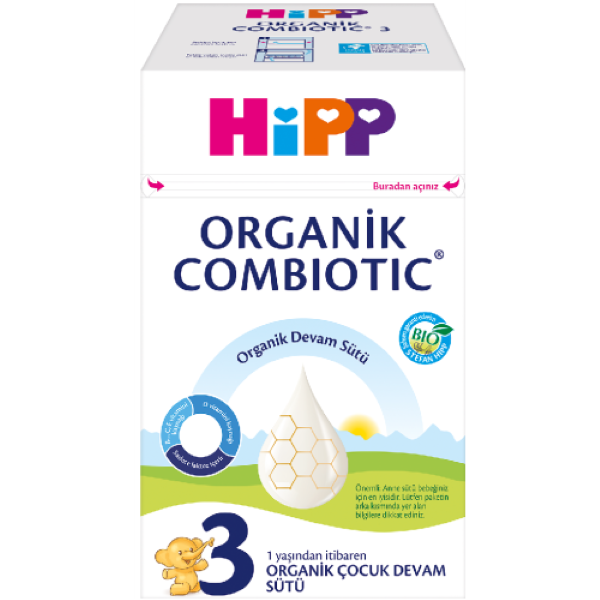 HİPP 3 ORGANİK COMBIOTIC DEVAM SÜTÜ 600 GR 