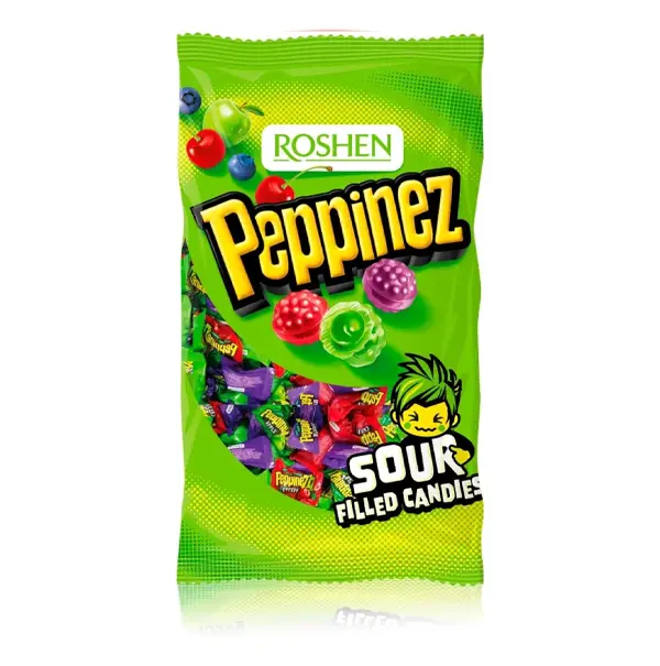 ROSHEN PEPPİNEZZ MEYVE AROMALI DOLGULU ŞEKER 900 GR
