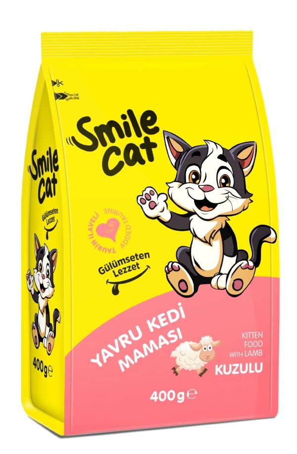 Smile Kuru Kedi Maması Yavru Kuzulu 400 Gr