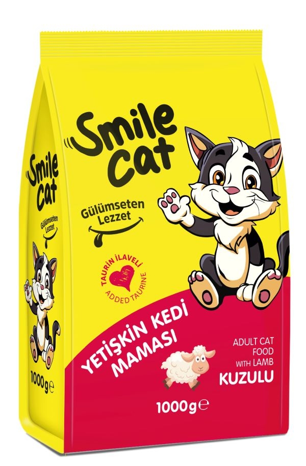 Smile Kuru Kedi Maması Yetişkin Kuzulu 1000 Gr