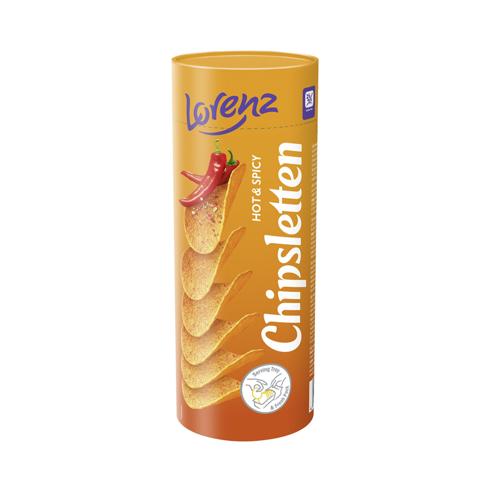 LORENZ HOT & SPICY FLAVOUR CHİPSLETTEN 100 GR 