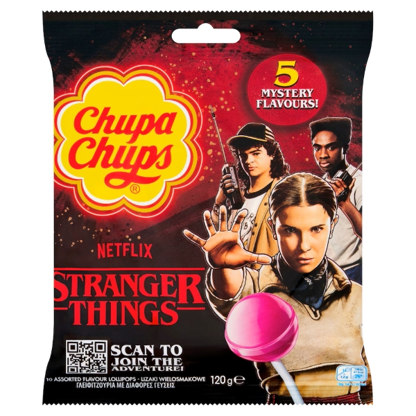 CHUPA CHUPS STRANGER THINGS MYSTERY FLAVOURS! NO:5 TOPİTOP 10'LU 