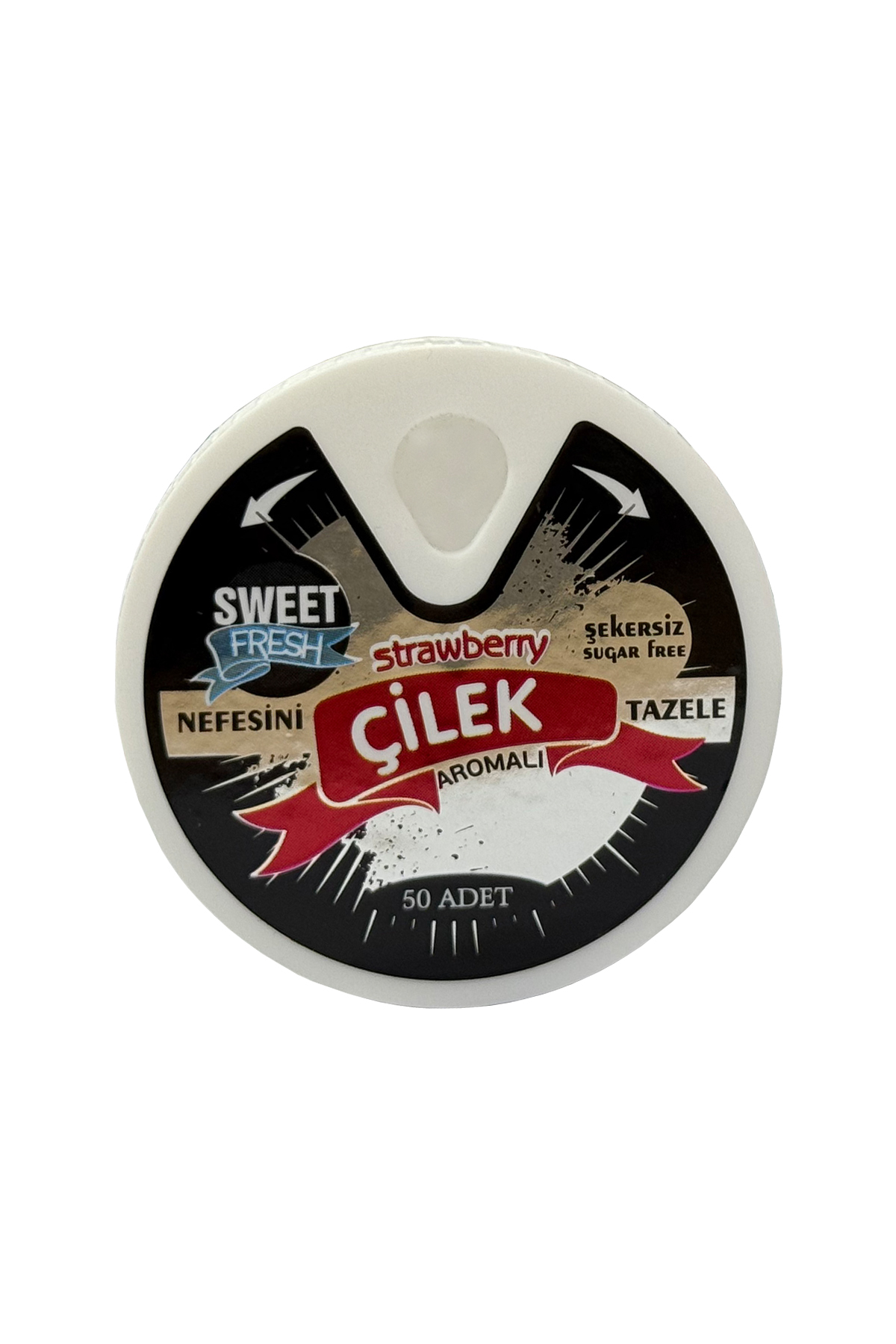 SWEET FRESH ÇİLEK AROMALI ŞEKERSİZ ŞEKER 10GR