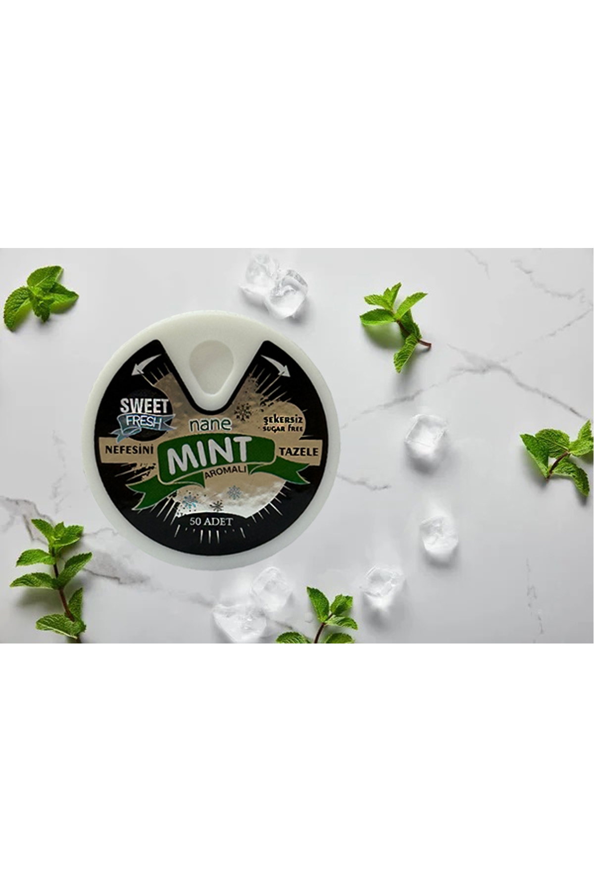SWEET FRESH NANE AROMALI ŞEKERSİZ ŞEKER 10 GR