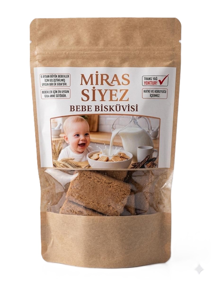 MİRAS SİYEZ BEBE BİSKÜVİSİ 100 GR