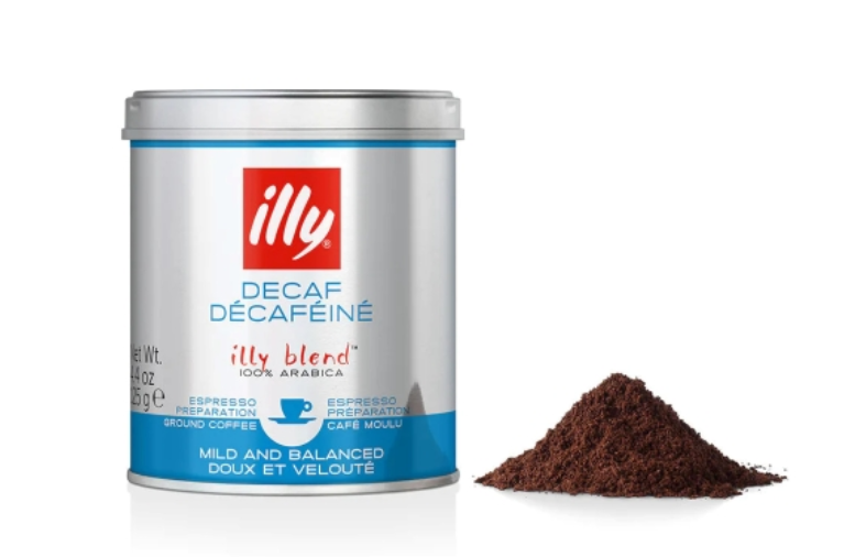 Illy Decaffeinato Ground Coffee (Kafeinsiz Kahve) Teneke 125 gr