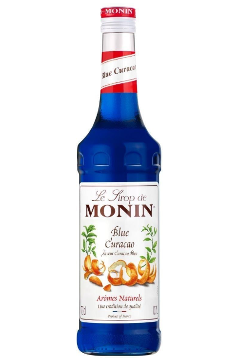 Monin Syrup Blue Curacao (Portakal Kabuğu Şurubu) 700 ml Cam