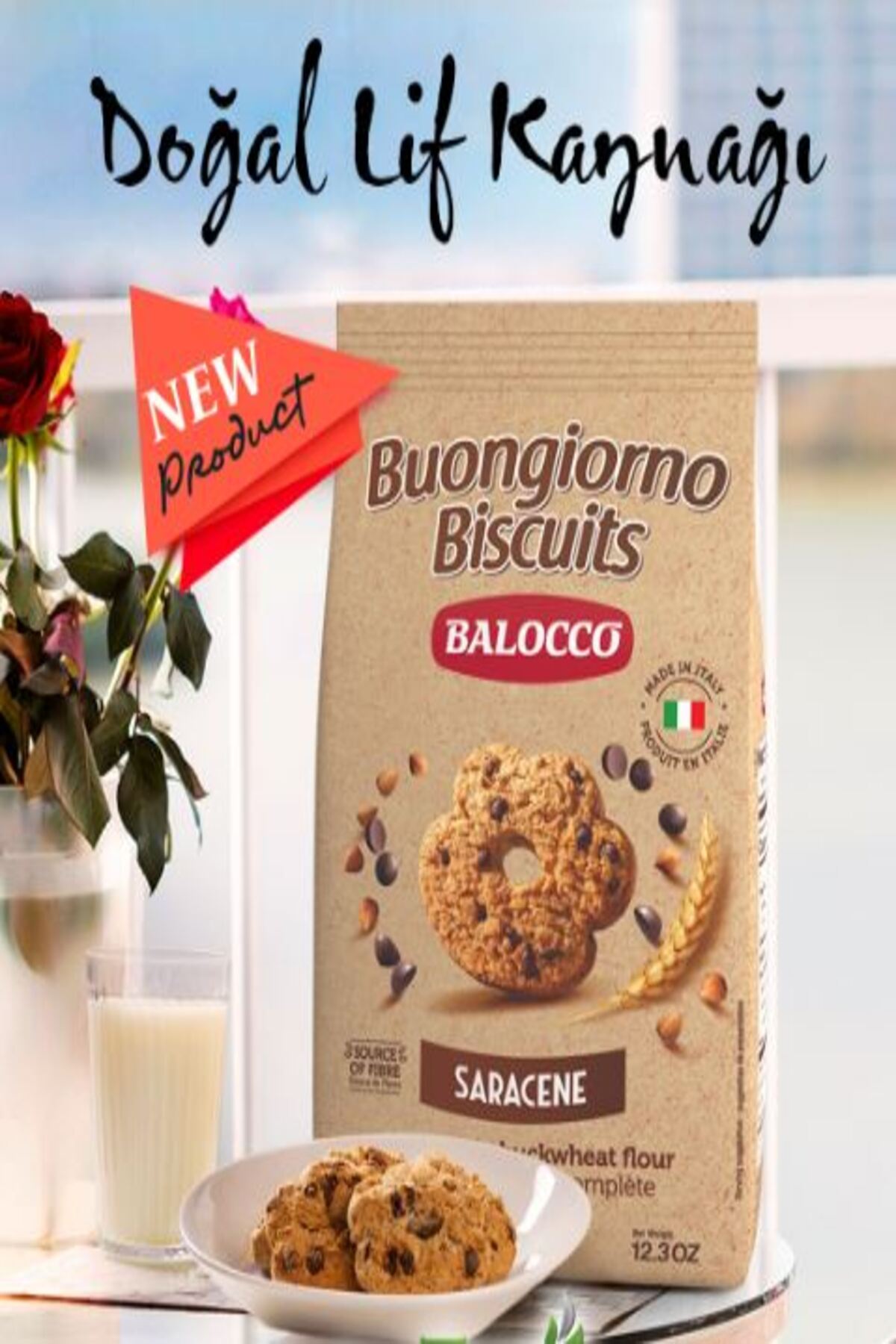 Balocco Buongi̇orno Bi̇scui̇st Saracene (Tam Buğdayli) 350 Gr 