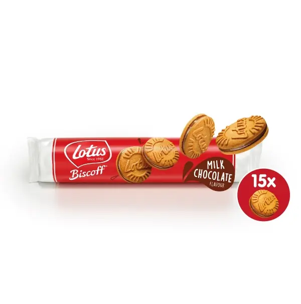 Lotus Biscoff Sandwich Milk Chocolate 150 Gr
