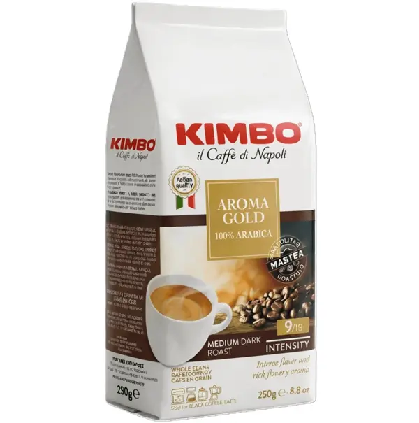 KİMBO AROMA GOLD %100 ARABİCA ÇEKİRDEK KAHVE 250 GR 
