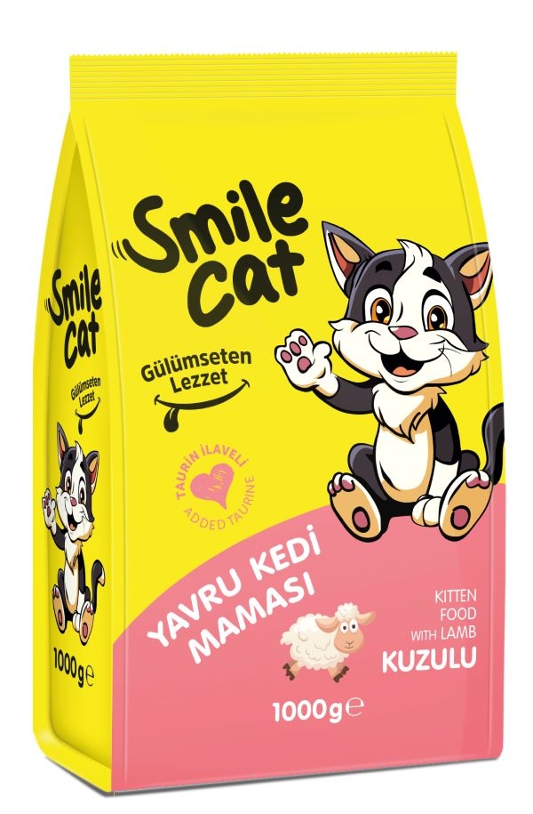 Smile Kuru Kedi Maması Yavru Kuzulu 1000 Gr