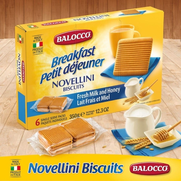 Balocco Buongiorno Biscuist Novellini (Ballı) 350 gr
