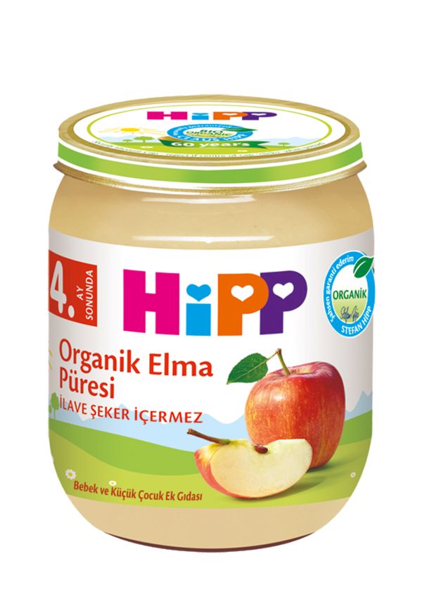 HİPP ORGANİK ELMA PÜRESİ 125 GR