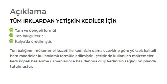 Jungle Konserve Kedi Maması Ton Balıklı 400 Gr