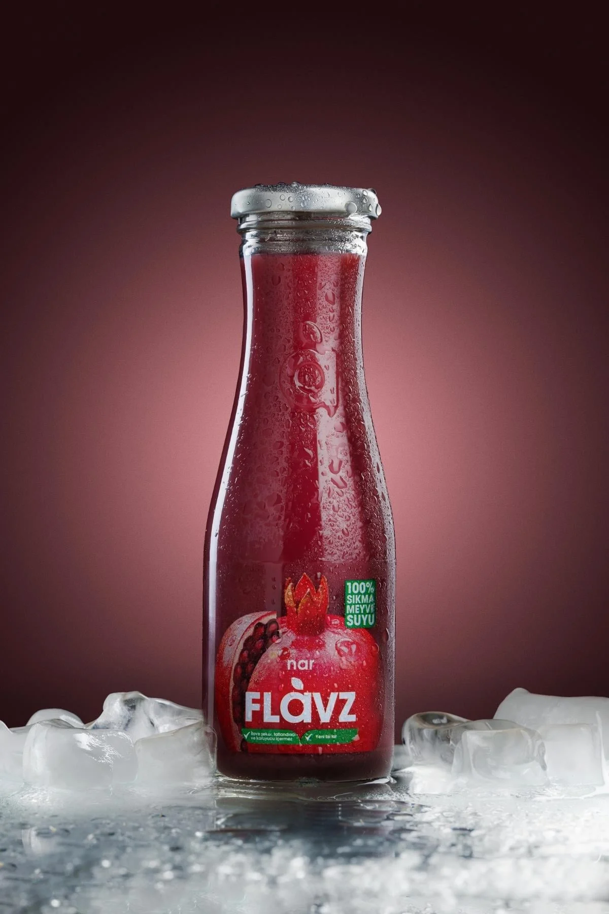 Flavz %100 Sıkma Nar Suyu 250 ml
