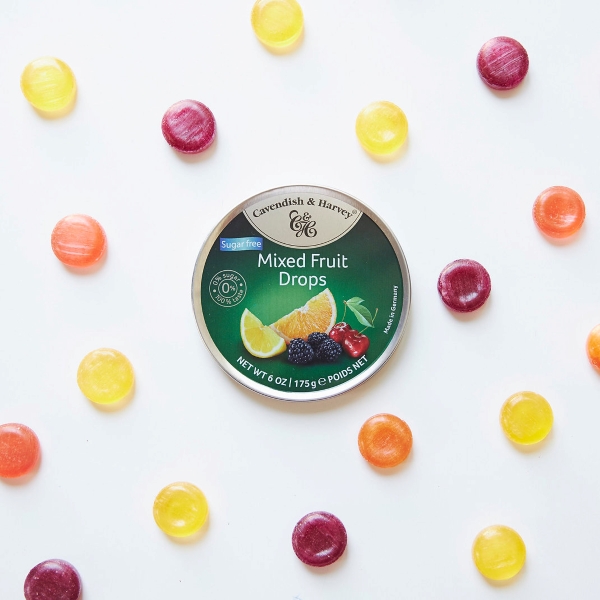 Cavendi̇sh & Harvey Mi̇xed Frui̇t Drops (Karişik Meyve) Şekersi̇z 175 Gr 