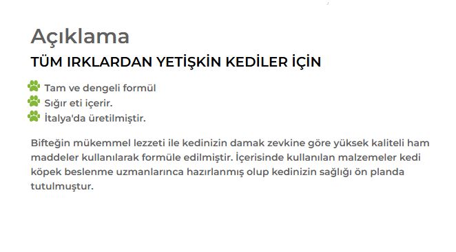 Jungle Konserve Kedi Maması Biftekli 400 Gr