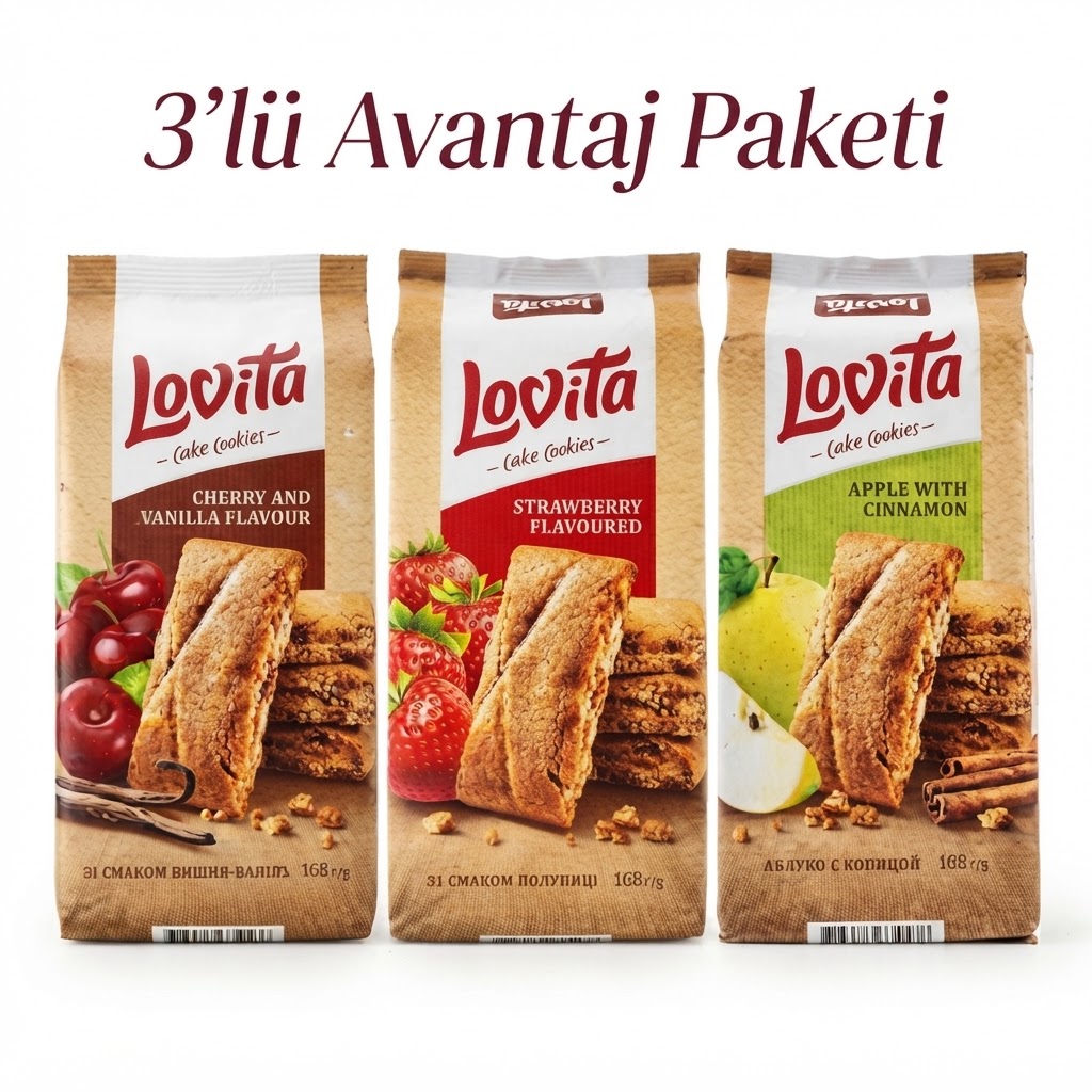 Roshen Lovita 3'lü Karma Lezzetler Paketi (168 gr x 3)