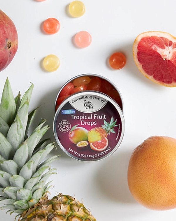 Cavendi̇sh & Harvey Tropi̇cal Frui̇t Drops (Tropi̇k Meyve) Şekersi̇z 175 Gr