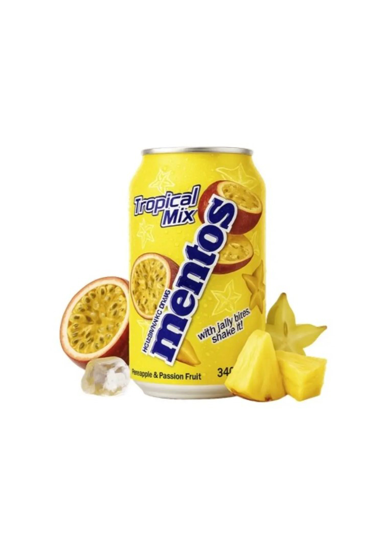 Mentos Non-Sparkling Drink Tropical Mix 340 ml