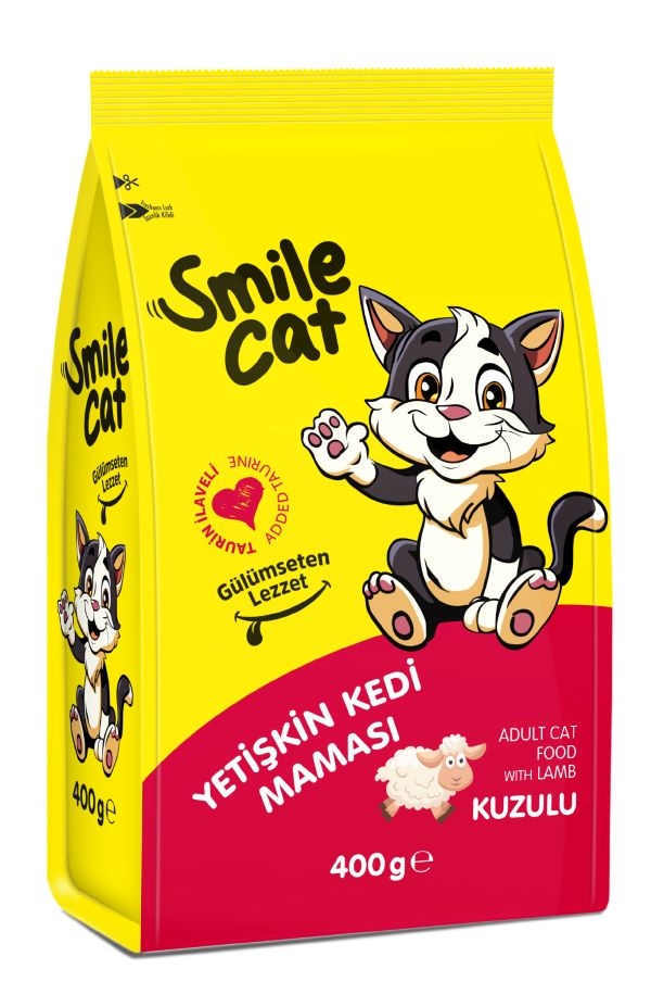 Smile Kuru Kedi Maması Yetişkin Kuzulu 400 Gr