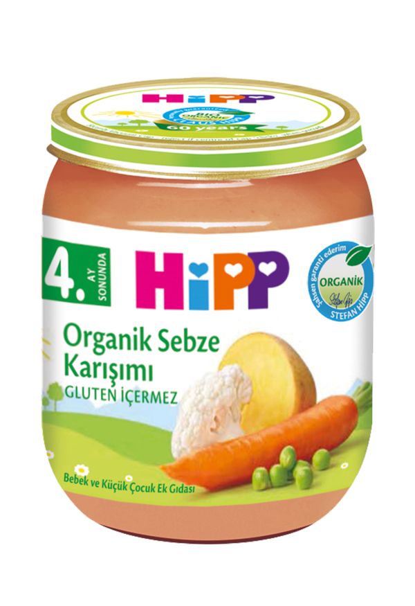 HİPP ORGANİK SEBZE KARIŞIMI 125 GR