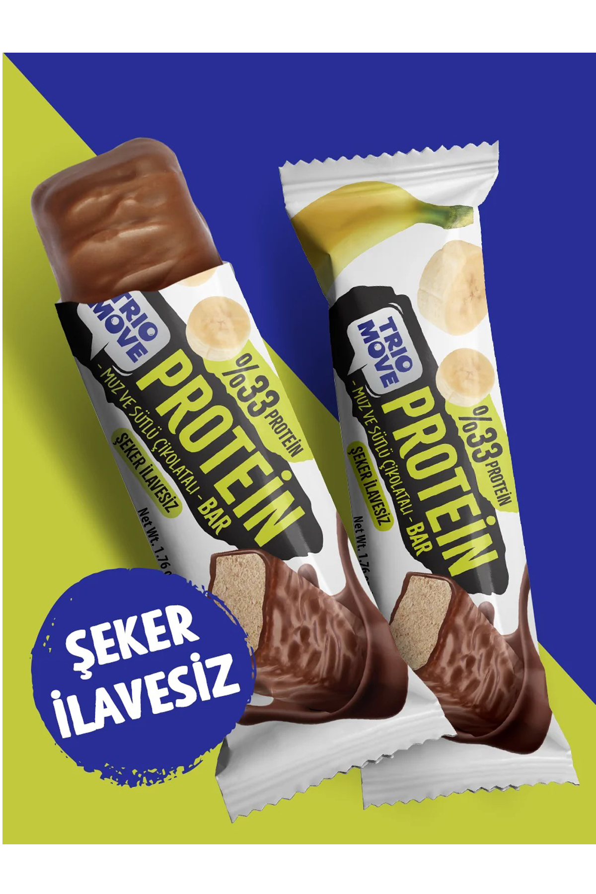 Trio Move %33 Protein Bar Muz Ve Sütlü 50 Gr