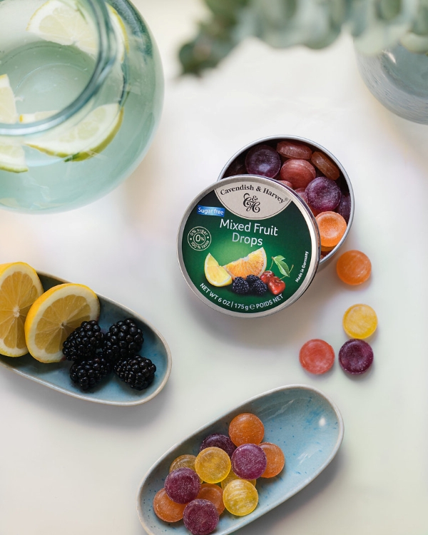 Cavendi̇sh & Harvey Mi̇xed Frui̇t Drops (Karişik Meyve) Şekersi̇z 175 Gr 